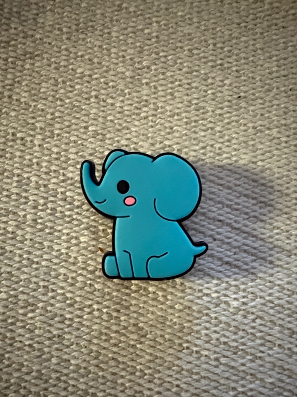Cute Blue Elephant Shoe Charm - Kids Accessories
